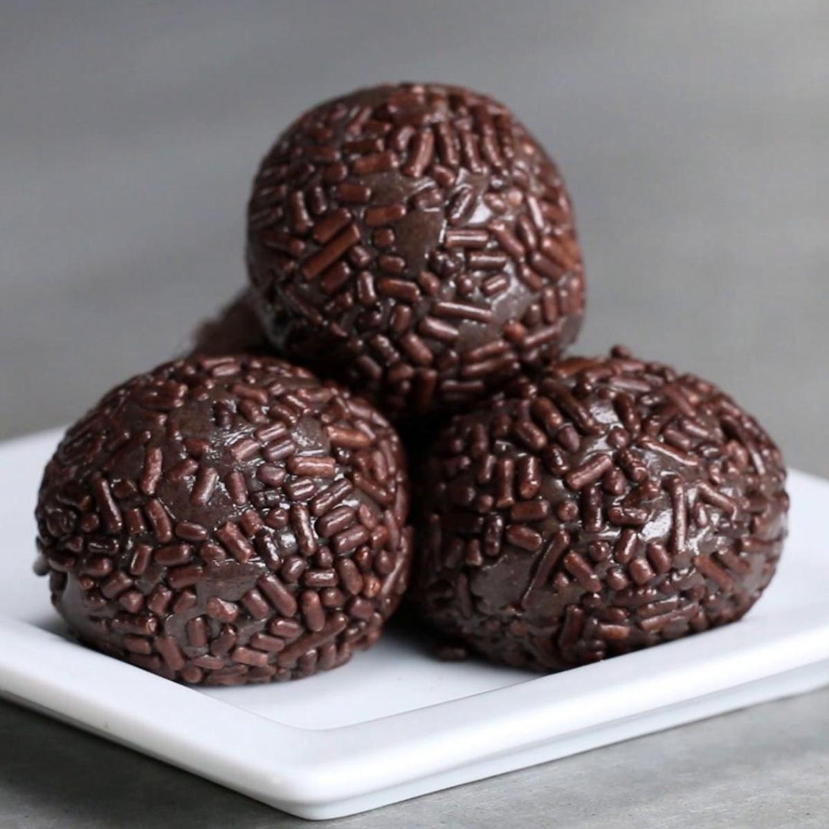  These Brazilian chocolate balls are easy to make and even easier to enjoy!