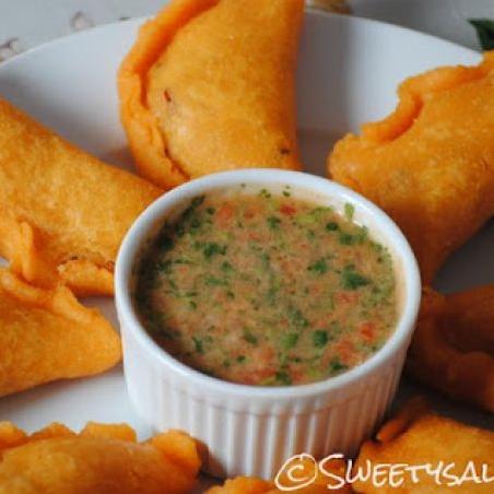  These empanadas are crispy on the outside and filled with juicy beef, chicken, or