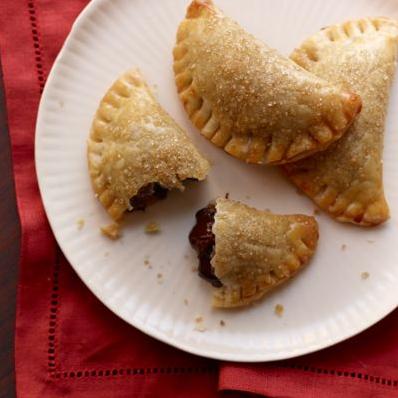  These empanadas have crispy, flaky crusts on the outside and warm, gooey bananas on the