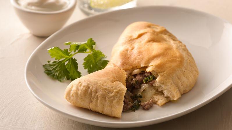  These spicy beef empanadas are perfect for a quick and savory snack.
