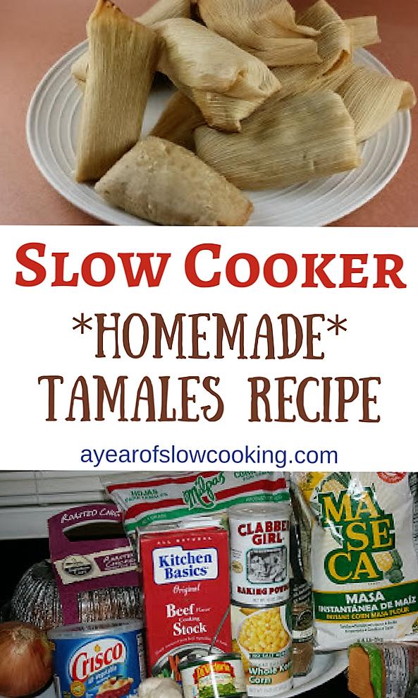  These tamale parcels are cooked to perfection in the trusty Crockpot.