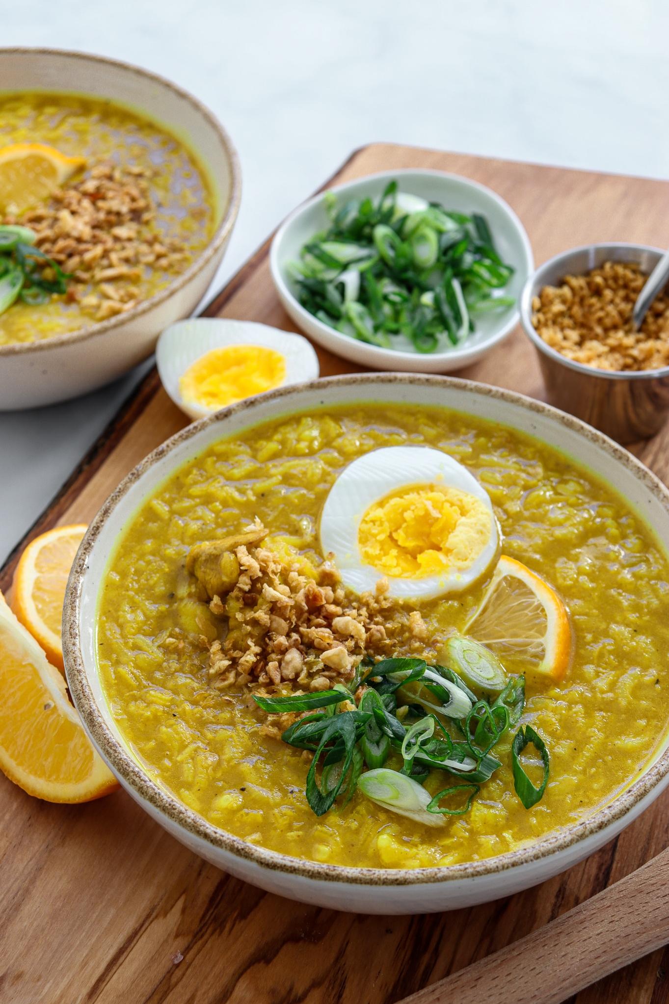  This Arroz Caldo recipe will make you forget about chicken soup on a cold day.
