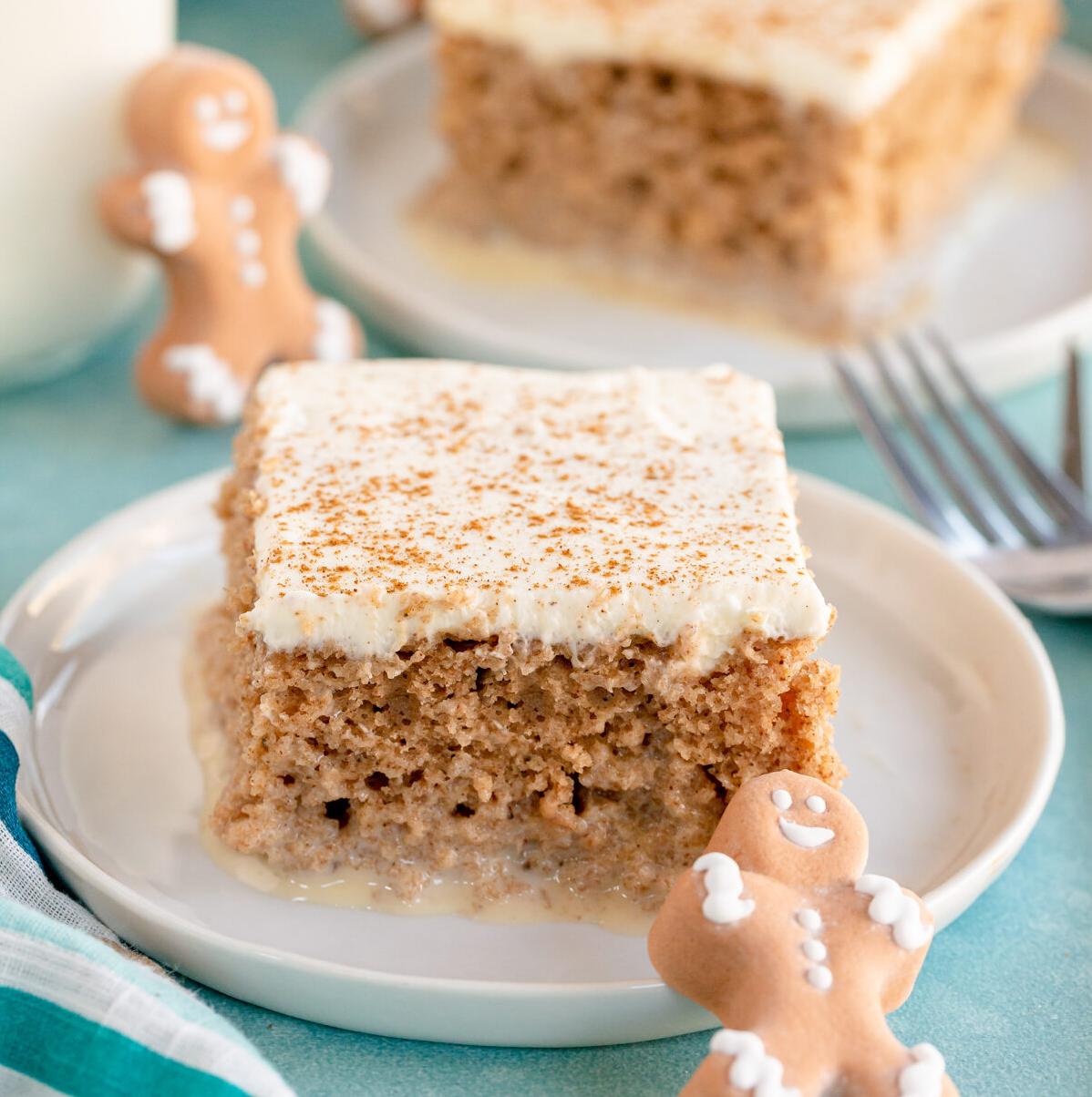  This cake is the perfect combination of spicy gingerbread and creamy tres leches