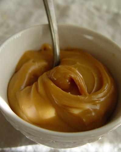  This is not your ordinary caramel sauce. This is dulce de leche!