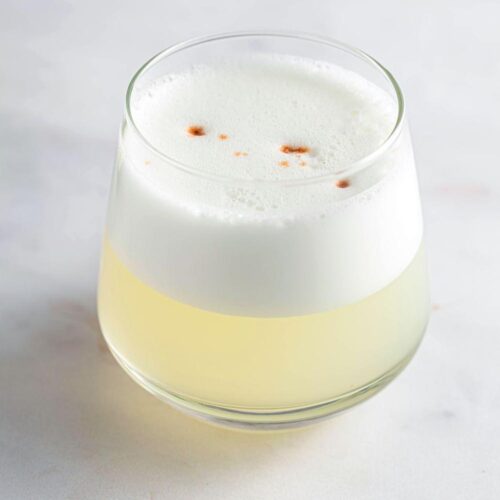 Traditional Pisco Sour (Peruvian Cocktail)
