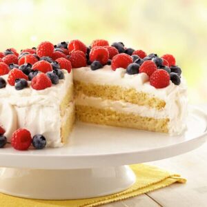Tres Leches Cake With Berries Recipe