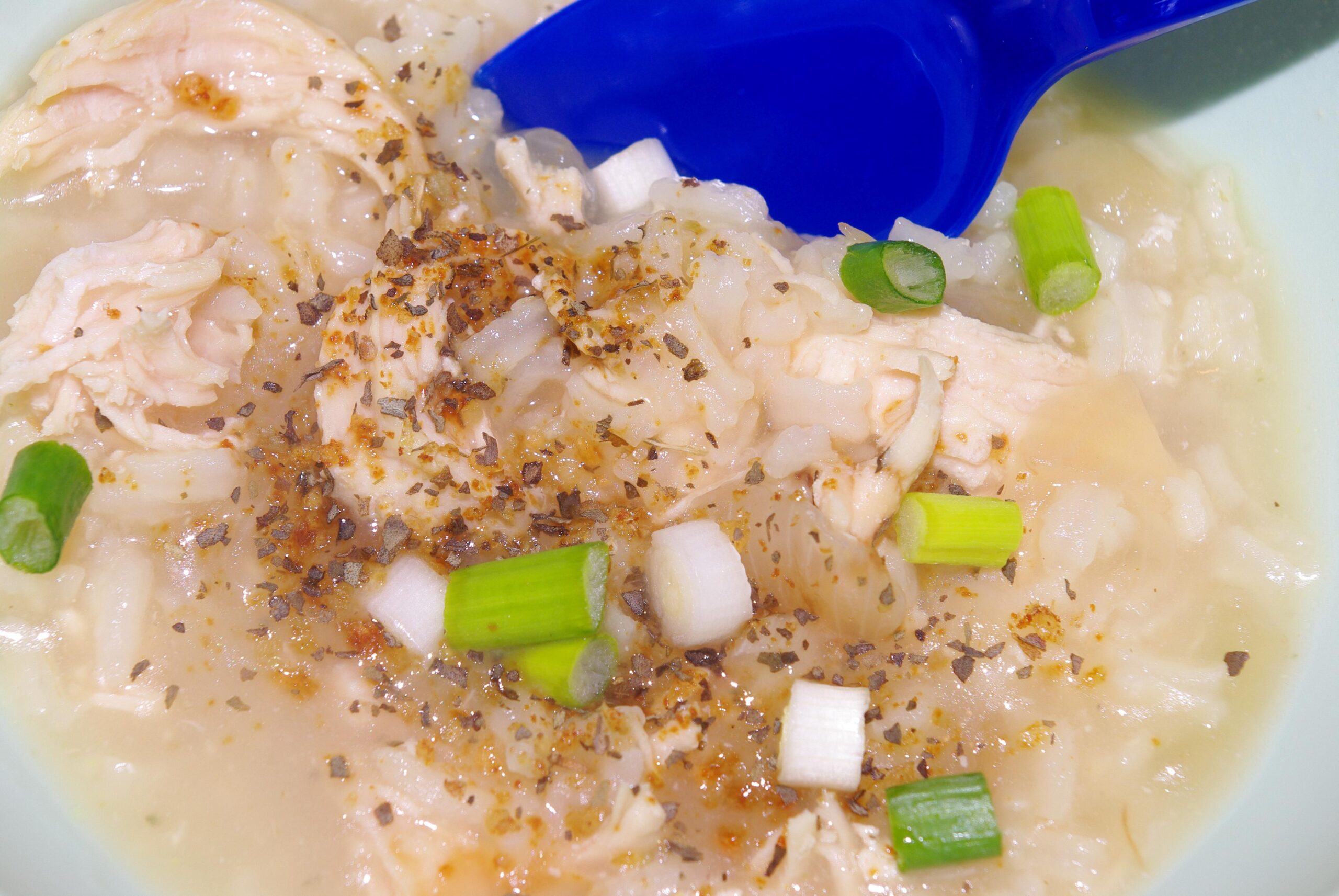 Warm up your bowl with a spoonful of this comforting Arroz Caldo.