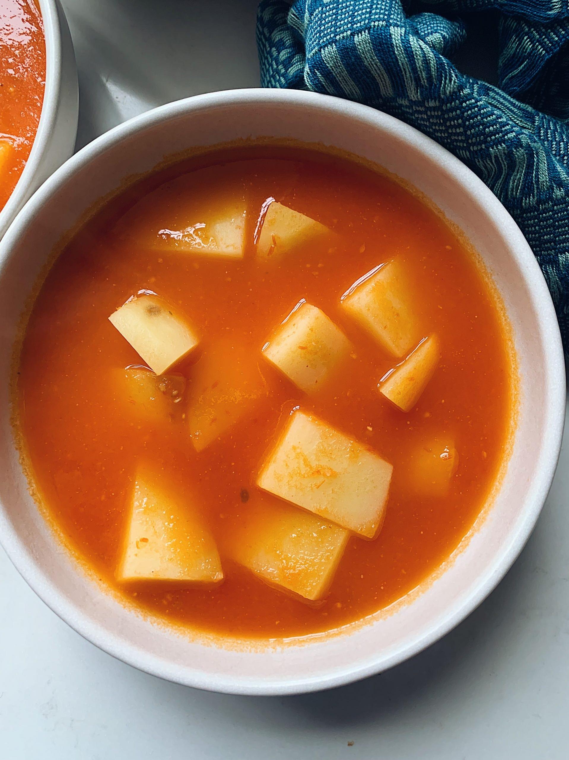  Warm your soul with this delicious sopa de papa.