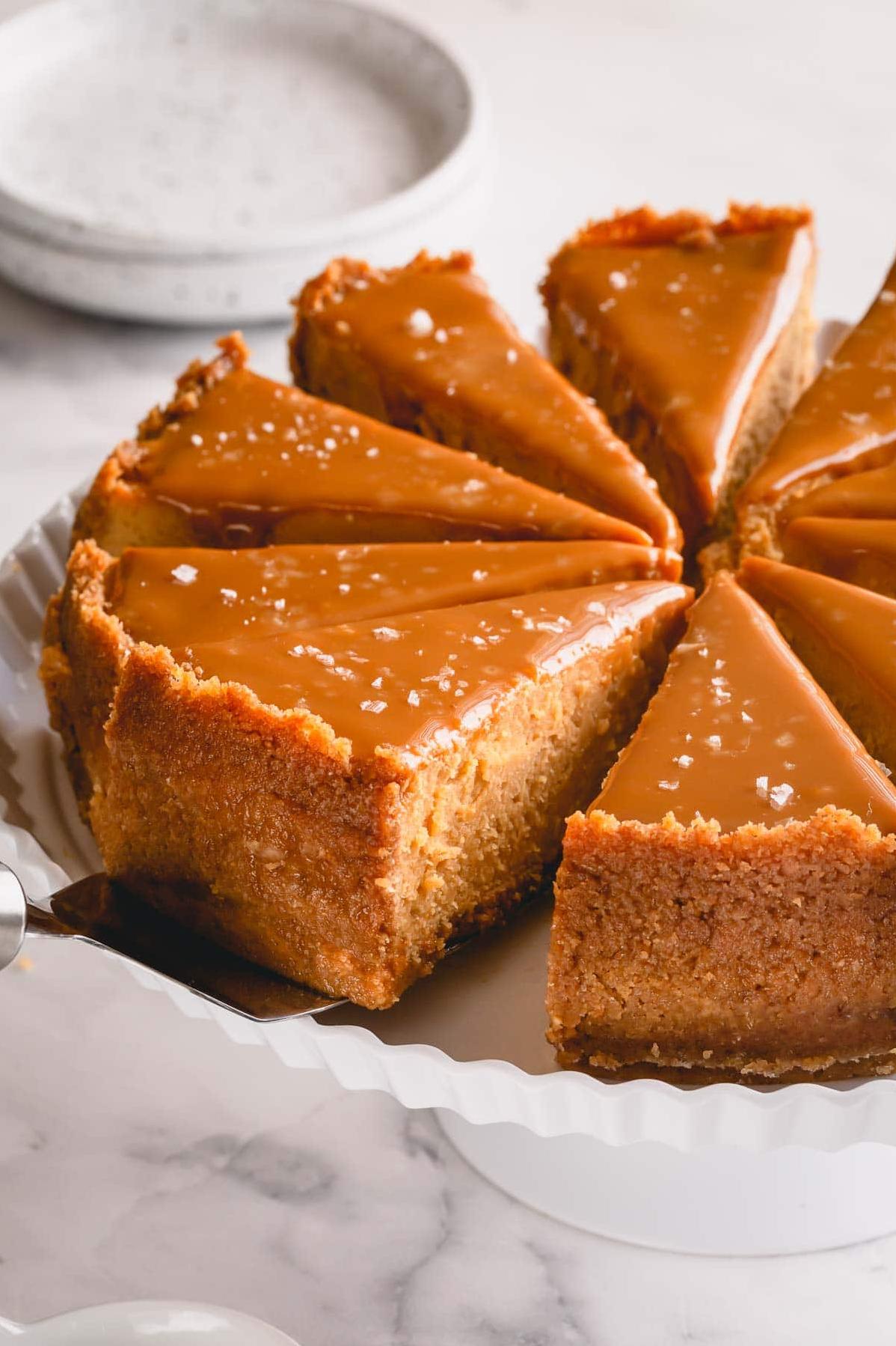  You won't believe your taste buds when you try this dulce de leche cheesecake